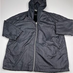 Olsen Coat Jacket Hoodie Reversible Black Full Front Zip Teddy Outdoor Office 8